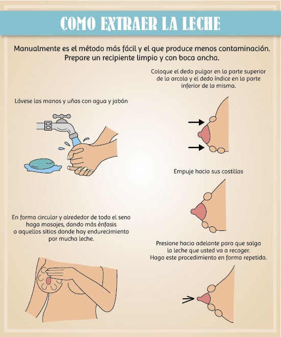 técnica marmet, extracción manual, leche materna,